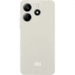 Чохол Lakshmi Silicone Cover Full Camera (AA) with logo для Xiaomi Redmi Note 14 4G (Int. version) Білий / White