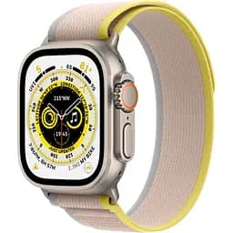 Смарт-годинник Apple Watch Ultra 49mm Titanium Case with Yellow/Beige Trail Loop S/M [MNHD3/MNHK3] Б/В [163237]