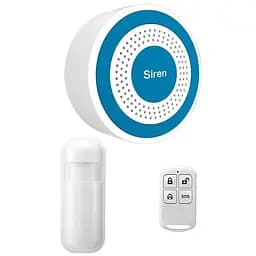 Локальна бездротова система сигналізації з сиреною Nectronix PE-519-B, 1 датчик, 1 пульт (100214-888-890)