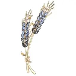 Брошь Колосья пшеницы колоски брошь-булавка символ Украины 6.4 x 2.7 см