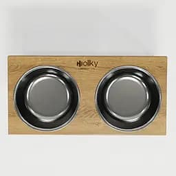 Hollky Base XXL40 — миски на підставці для дуже великих собак (2 × 2,8 л) - мініатюра 4
