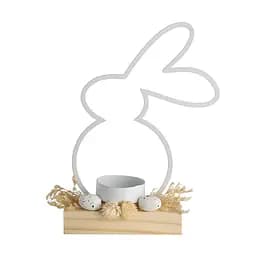 Декоративний об'єкт-підсвічник Заєць BALMAHA