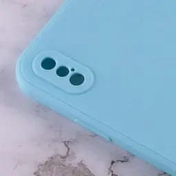 Силіконовий чохол Candy Full Camera для Apple iPhone XS Max (6.5) Бірюзовий / Turquoise - мініатюра 3