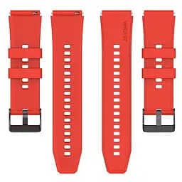 Браслет GT для Samsung Galaxy Watch 6 Classic 43mm 6 Classic 47mm - червоний ширина кріплення 20мм силікон Watchbands (W45-2WB25838181) - мініатюра 5