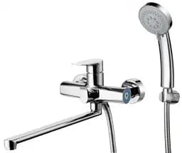 Змішувач для ванни Udis FOB7-A134 одноважільний з душовим набором Хром 30412