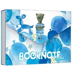 Блокнот Артбукс Блакитний ведмедик кишеньковий 70 аркушів