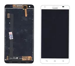 Матриця з тачскріном модуль для Huawei Honor 3X G750 білий