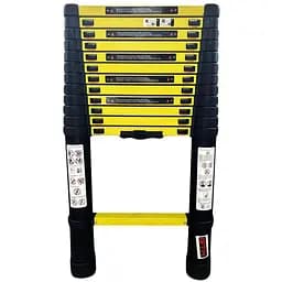 Драбина телескопічна GTM 1x13 алюмінієва, 3.8 м (KME1038Y/881038) (39528)