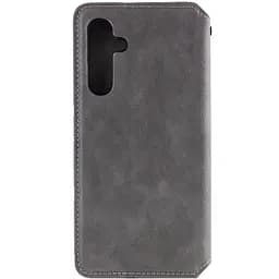 Шкіряний чохол-книжка GETMAN Cubic (PU) для Samsung Galaxy A26 5G Сірий - мініатюра 2