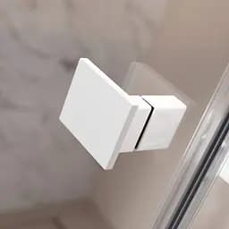 Душові двері Radaway Essenza Pro KDJ 90x200 права, прозоре скло, білий (10097090-04-01R) - мініатюра 5