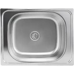Кухонна мийка Рlatinum Сатин врізна з нержавіючої сталі 4050 (0.5/160 мм)