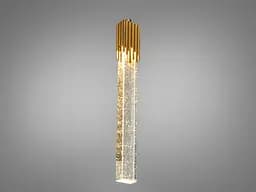 Екстравагантний, шляхетний LED подвіс в стилі Нордік, потужністю 5W, золо.