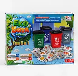 Настольная игра "Эко Батл. Чистая планета" 25045 4FUN Game Club, 5 вариантов игры, в коробке (6945717411661)