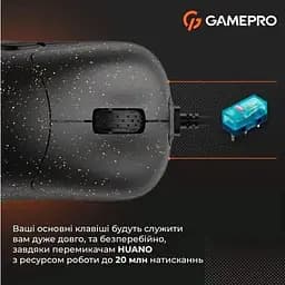 Миша GamePro GM690D Black/Orange [126086] - мініатюра 7