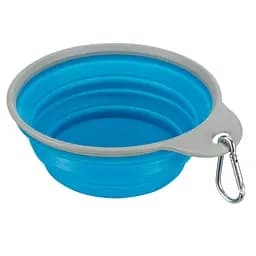 Миска для собак Trixie дорожня, з обідком, d18 см, 1 л, в асортименті (25018)