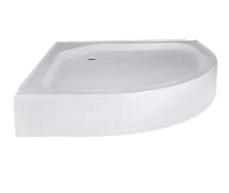 Набір Lidz Душова кабіна Latwa SC80x80.SAT.LOW.GR, напівкругла, скло тоноване 4 мм + Душовий піддон Kapielka ST80x80x15 - мініатюра 9