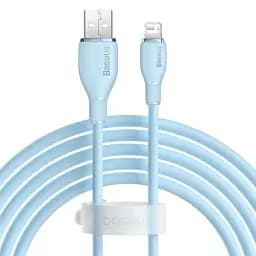 Кабель Baseus Pudding Series Fast Charging Cable USB to Lightning 2.4A 1.2m P10355700311-00 Blue