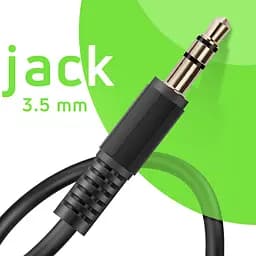 Аудіокабель AUX Mini-Jack 3,5 — Mini-Jack 3,5 Belkin MiniJack 1m Black - мініатюра 4