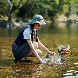 Складаний контейнер для води з ПВХ Naturehike NH20SJ040, 10л, прозорий - мініатюра 6