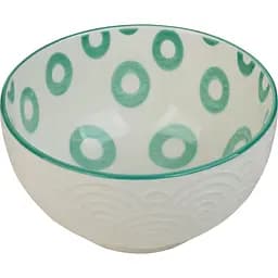 Пиала Lis Kraїna керамическая 11.8 см бело-зеленая (WB231012002)
