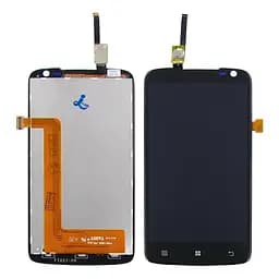 Дисплей для Lenovo S820 с черным тачскрином