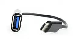 Кабель Cablexpert USB - USB Type-C V 2.0 (F/M), 0.2 м, чорний (AB-OTG-CMAF2-01)