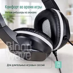 Гарнітура СolorWay Bloodwave LED Black (CW-HPG01BK) - мініатюра 5