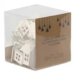 Гирлянда Chomik Домики 10LED теплый белый на батарейках (LED4222)