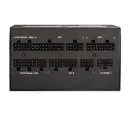 Блок живлення 1300 Вт, Chieftec Polaris Pro, Black, модульний, 80+ Platinum, Active PFC, 135 мм FDP, 4xMolex / 12xSATA / 1x16-pin / 6x6+2-pin / 1x20+4-pin / 2x4+4-pin, захист AFC/OCP/OPP/OTP/OVP/SCP/SIP/UVP, ATX 12V 3.0 (PPX-1300FC-A3) - мініатюра 2