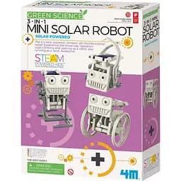 Набір для досліджень 4М Робот на сонячній батареї 3 в 1 (00-03377)
