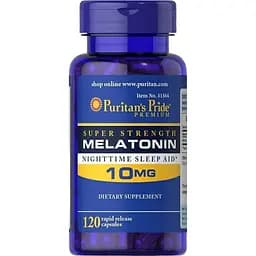 Мелатонін Puritan's Pride Melatonin 10 мг 120 капсул