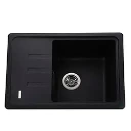 Гранітна мийка Globus Lux Mono графіт 620x435мм-А0001 000022399, Графит