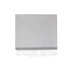 Рушник Barine Pestemal - Basak 95x165 Light Grey-Grey сірий - мініатюра 2