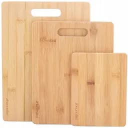 Набір обробних дошок Kamille бамбукових 3 шт. (10078)