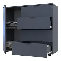 Комод Doros GС1 Графіт 100х40х81.2 (41510069) - мініатюра 8