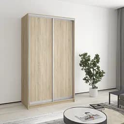 Шафа-купе дводверна MebelStar Стандарт AL 2ДСП 120x60x210 см Дуб сонома (MBS-2317)