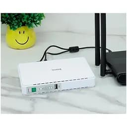 ДБЖ UPS для роутера Hoco DB25 Plus 10000mAh, 18W, 1USB, DC 9/12V, DC 5V, POE 15/24V White - мініатюра 6