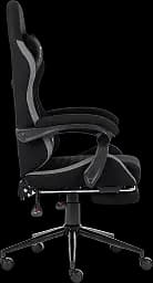 Геймерське крісло GT Racer чорне із сірим (X-2324 Fabric Black/Gray) - мініатюра 3