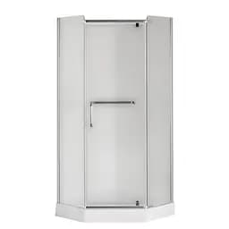 Душова кабіна з низьким піддоном Mixxus Lines SCT01-90x90x198-TR хром прозоре скло 6 мм MI6913, Універсальна, прозорий, хром - мініатюра 6