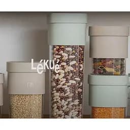 Набір ємностей для зберігання Lekue Save&Store 3 шт. салатовий (883064) - мініатюра 7