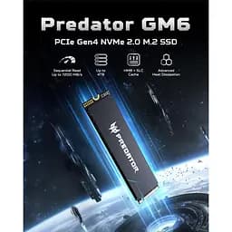 Накопичувач SSD Acer Predator m.2 NVMe 4TB GM6 PCI Express 4.0 x4 (BL.9BWWR.135) - мініатюра 4