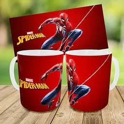 Набір дитячий Людина Павук «Spider-Man» рюкзак 36х27см сумка-бананка, кружка з принтом для хлопчика (01621) - мініатюра 9