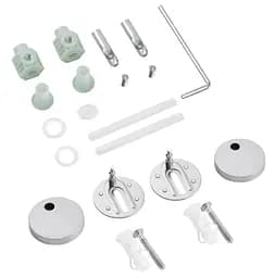 Унітаз підвісний безобідковий Kroner Harz WHI493736 RIMLESS з сидінням Slim Duroplast / Soft-close / Quick relase (KH493736WHIR) (CV029609) - мініатюра 10