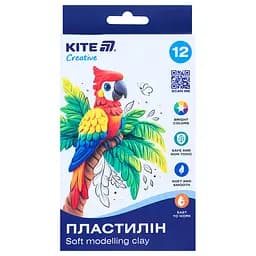 Пластилин восковой Kite Creative 12 цветов 200 г (K-086)