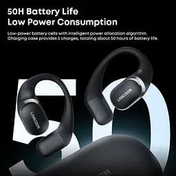 Навушники Langsdom кісткові бездротові TE-08 Max з кріпленням за вухо Bluetooth 5.4 та шумоподавленням до 50 годин роботи Бежевий - мініатюра 7