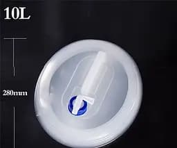 Каністра пакет для води складана з ручкою та краном ViO PE-FT 10l, трансформер, 10 л, прозора - мініатюра 5