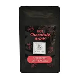 Гарячий шоколад Strawberry with caramel (полуниця з карамеллю) Cacao Mill  250 г
