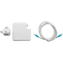 Блок живлення до ноутбуку AlSoft Apple A2166 96W 20.5V/4.7A, 15V/3A, 9V/3A, 5.2V/3A, USB type-C (A40377)