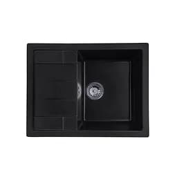 Кухонна мийка гранітна Kroner KRP Komposit GRB-6550 CV027412, Графит