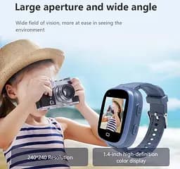 Дитячий смарт годинник Lemfo D-02 з GPS трекером, 4G SIM-картою, HD відеодзвінками, камерою, прослуховуванням та кнопкою SOS Чорний - мініатюра 11